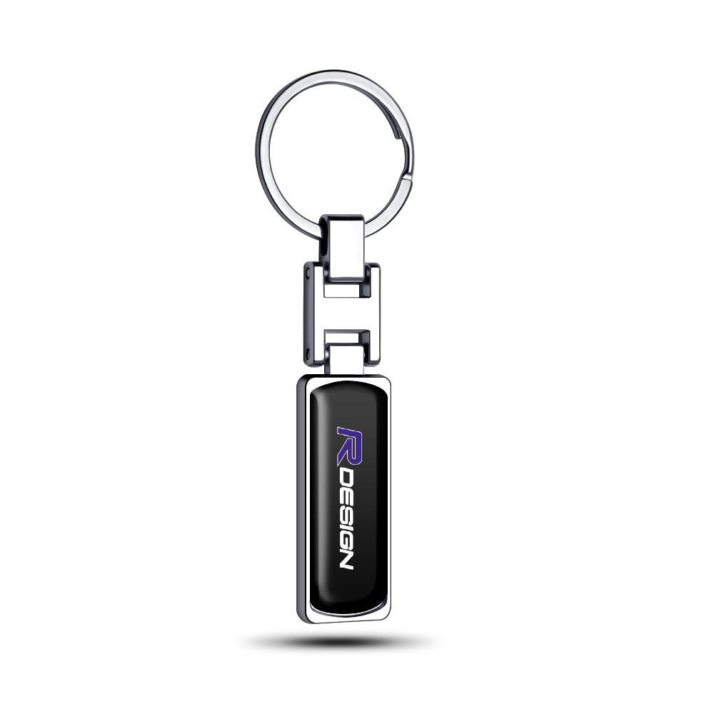 Car Metal Leather Badge Key Chain Key Case Braided Rope Keyrings For Volvo S40 S80L S60 XC40 XC60 XC90 V40 V60 V90 V70 C30 C40