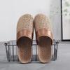 Letnie męskie/damskie płaskie kapcie Casual Slides Floral Bow Linen Women Sandały Buty halowe