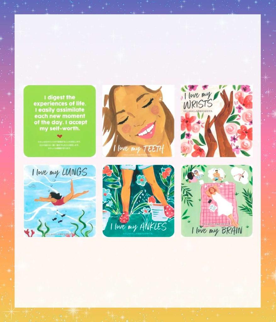 [Japanese Version] Love Your Body Oracle Cards, Tarot Cards, Fortune Telling [Authentic]