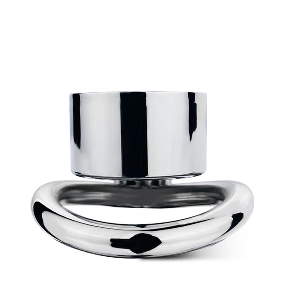 Bærbart rustfritt stål CB-lås Cock Ring Penis Cage Mannlig kyskhetsbelte Sexleketøy Ball Båre Slave BDSM