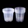 5Pcs Transparent Plastic Flowerpot Drainage Hole Pot Gardening Root Growth Visibility For All Plants Water Damage Protection