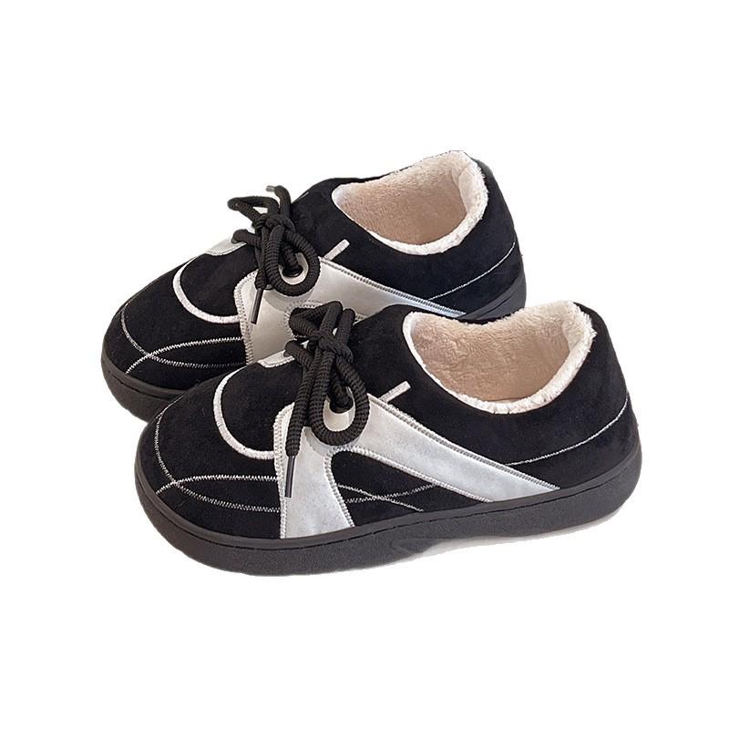 2025 Women’s Winter Plush Cotton Slippers: Super Soft, Thick Sole, Comfortable, Heel-Covered for Outdoor Fashion