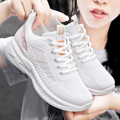 Sportschuhe Damen Frühling Neu Atmungsaktiv Lässig Einzelne Schuhe Dicksohlige Laufschuhe Damenschuhe