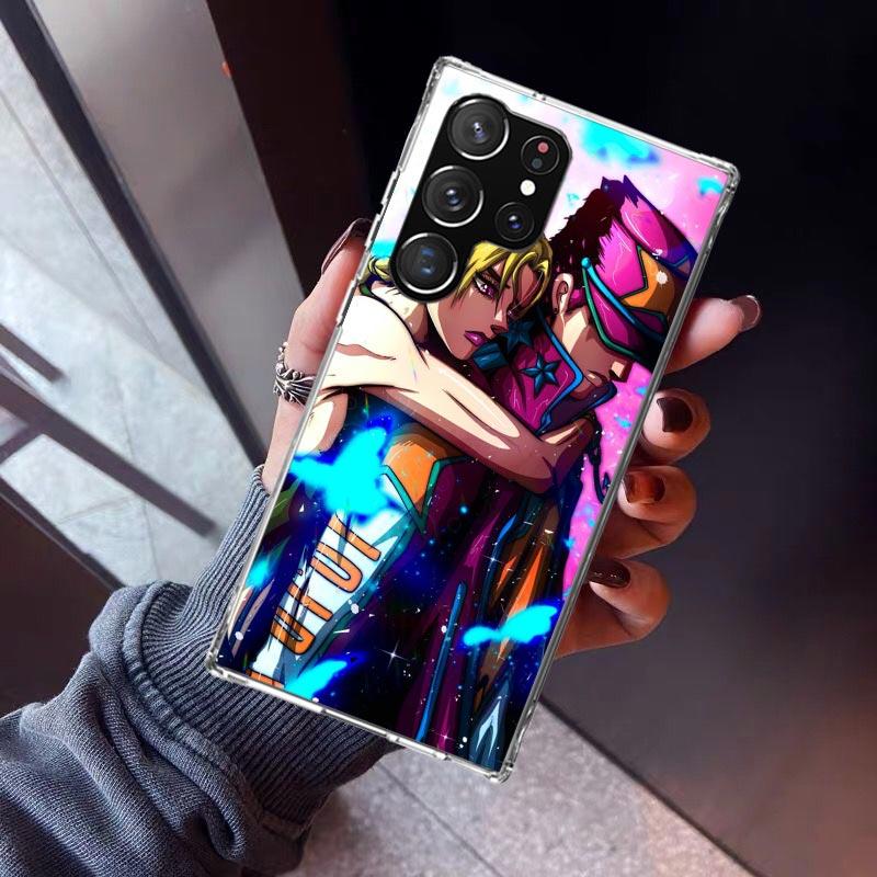 JoJo's Bizarre Adventure Jolyne Cujoh Phone Case For Samsung Galaxy S23 S24 S25 Edge S26 Ultra S22 + S21 Plus S20 FE Cover Silic