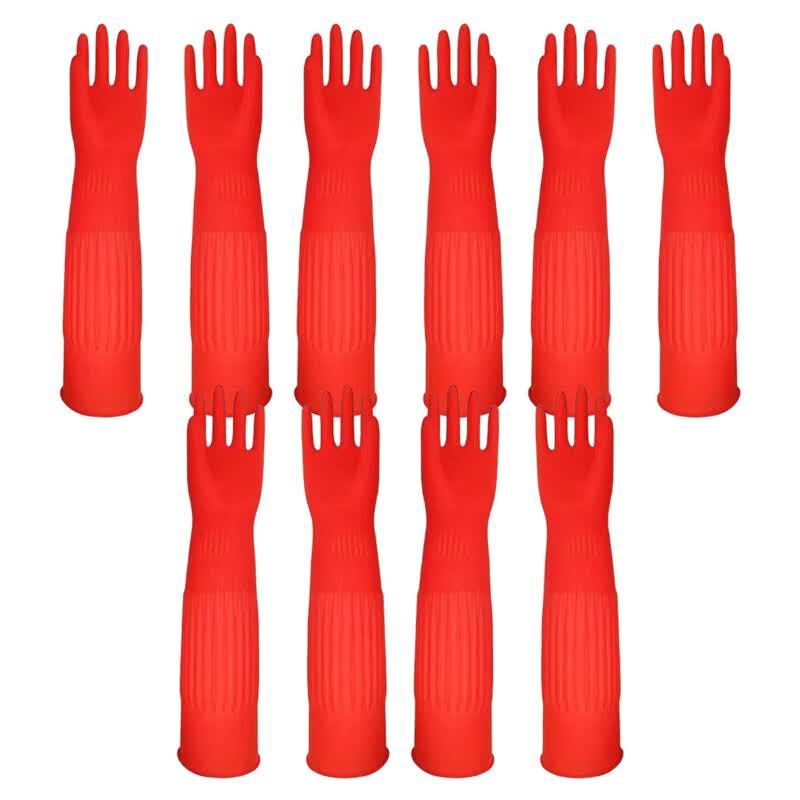 Qitu Extra Thick Red Gloves