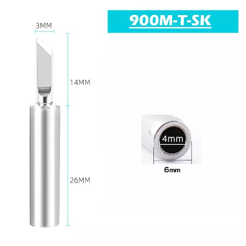 2/5/10PC 900M-T Series Soldering Iron Tips DIY Electric Soldering Iron Replacement Tip Repair Welding Tools Constant Temperature