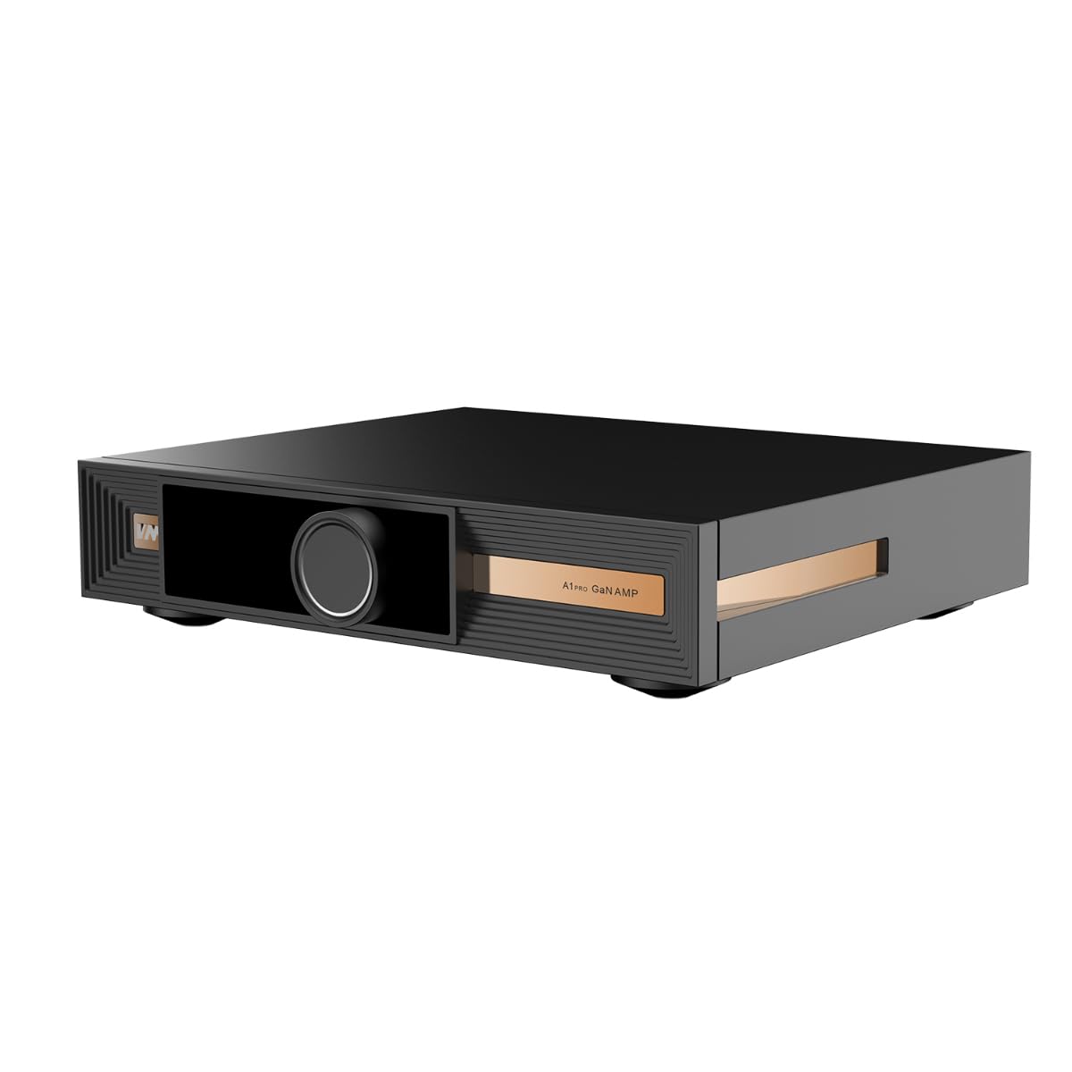 

SMSL VMV A1 Pro Gallium Nitride Power Amplifier Class D Amplifier 400W Mono 160Wx2 Stereo Input Equipped with PGA2311 Chip for Home Theater Remote