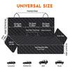 Car rear pet seat cushion, cat and dog car seat cushion, waterproof and dirt proof, universal car seat cushion cover accessories