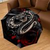 1PC Snake Rose Umbrella-8-Rib Reinforced Portable Folding Travel Suitable for All Seasons Outdoor Daily Use-H0392