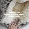 Round Plush Cat Bed Deep Sleep Bed for Cats Winter Warm Dog House Cushion Luxury Long Plush Kitten Puppy Sleeping Sofa Nest