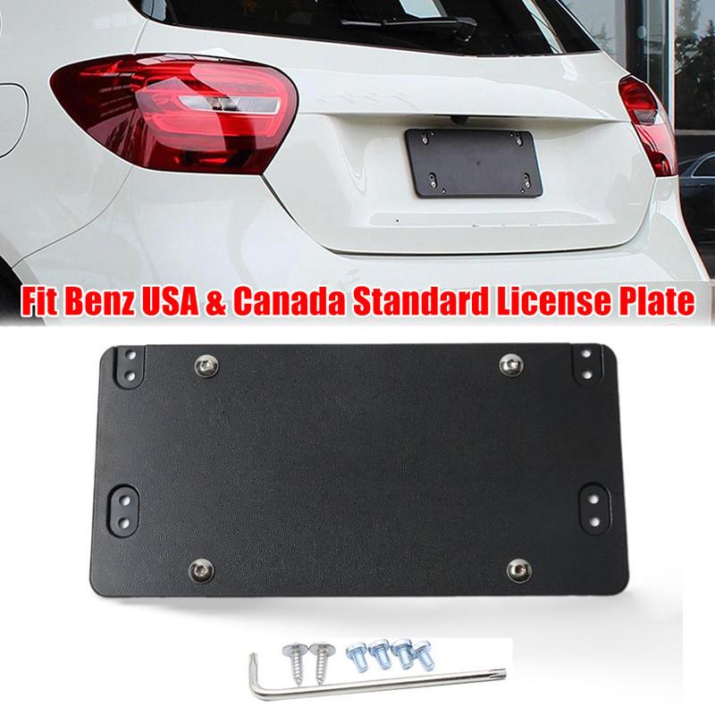 Plastic Rear License Plate Tag Mount Bracket A0008101711 A1698170211 For Mercedes-Benz A-Class B-Class C-Class GLC-Class