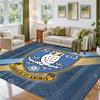 Sheffield Wednesday Design Crystal Velvet Rug Soft Decorative Mat for Bedroom Entrance