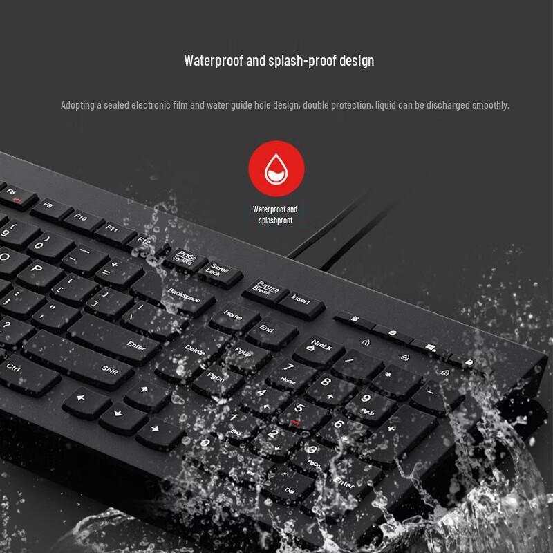 Lenovo M120K Wired Ultra-Thin Keyboard