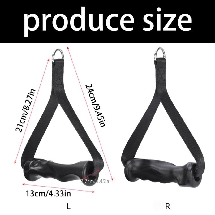 1 Pair Fitness Equipment Pullup Handle Attachments Grip Handle Attachments for Pull up Bar, Resistance Bands, Barbells