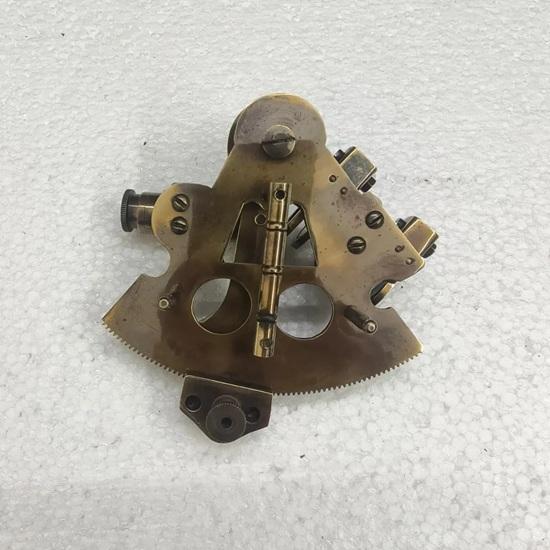 7.62 Cm Brass Kelvin Hughes Sextant London 1937 Marine Navigational Instrument Wedding Anniversary Birthday Christmas Fathers Mothers Gift