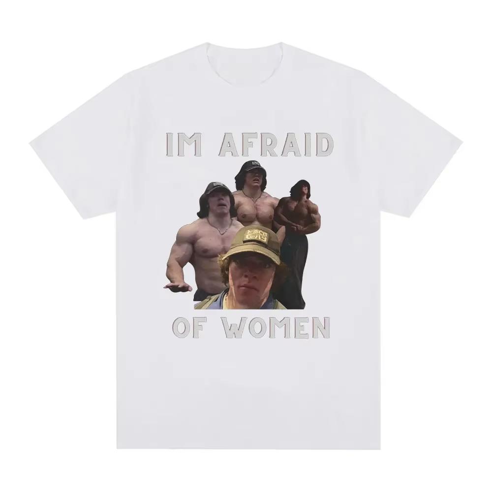 Ich habe Angst vor Frauen Sam Sulek T-Shirt Fitnessstudio Fitnessbegeistertes Geschenk T-Shirt Damenbekleidung Lässige Lustige Kleidung Grafik T-Shirts