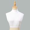 Vintage Solid Color False Collar Detachable Design Loose Hem Detachable Collars Mock Top Style Neck Cover for Women