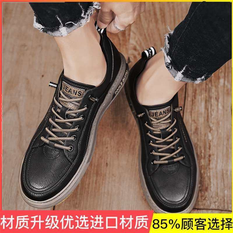 Martin Boots Men's Shoes Summer High-top British Style Men's Leather Shoes Black Locomotive Leather Boots Waterproof Tooling Boots Men's