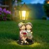 JYL TS/116,New Resin Angel Figurine Solar Outdoor Light for Garden Lawn Waterproof American Craft