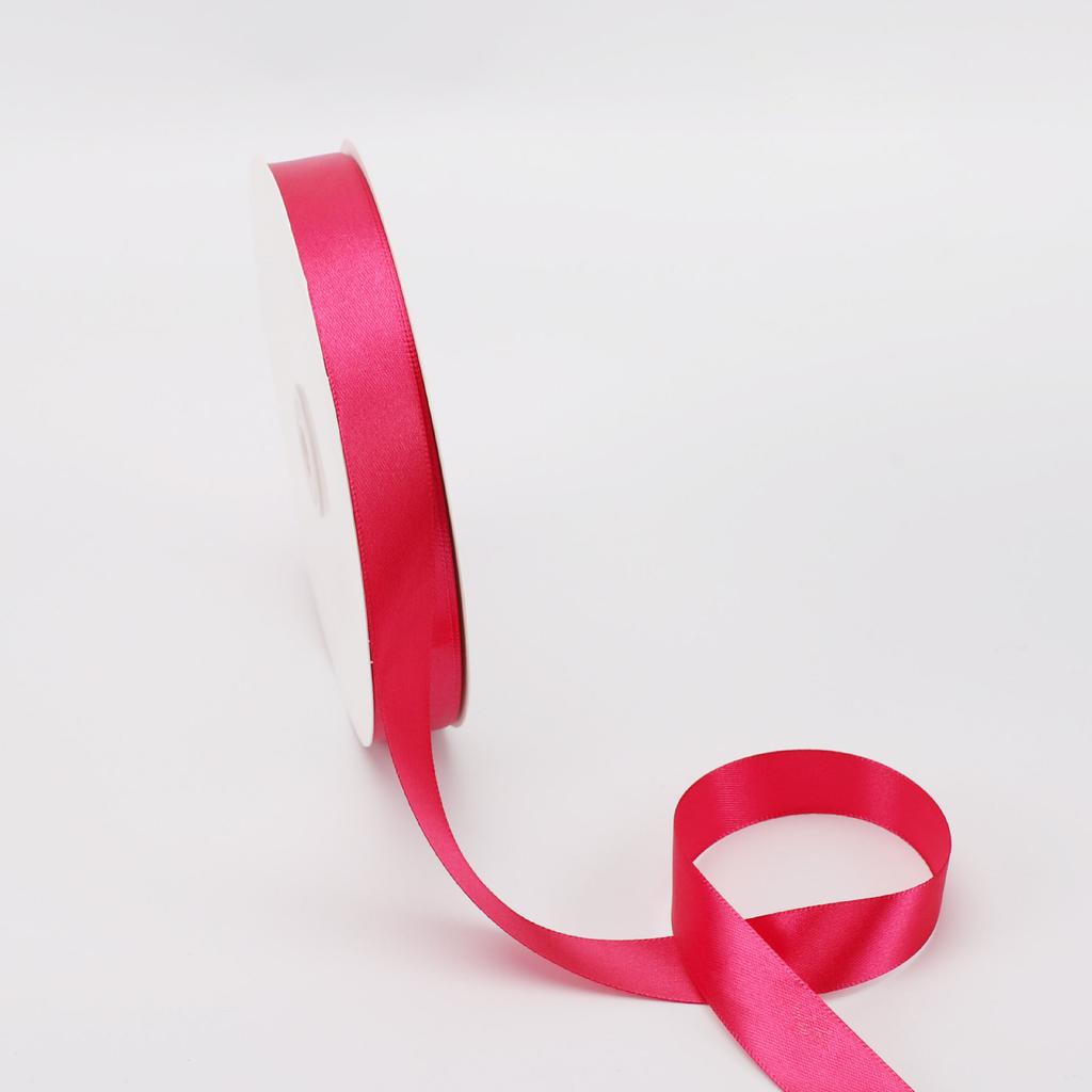 Solid Color Polyester Satin Ribbon 2cmx100Yards for Birthday Gift Wrapping Bakery Flower Arrangements-Durable Woven Bow Tying
