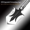 Lang Shen Multifunctional German Steel Entrenching Tool: Outdoor Self-Defense, Folding Shovel for Fishing and Military Use