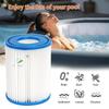 Type II Swimming Pool Filter Cartridge For Bestway 58094, Bestway 58383 58386 530/800 GPH Cartridge Filter Pump Lay-Z-Spa