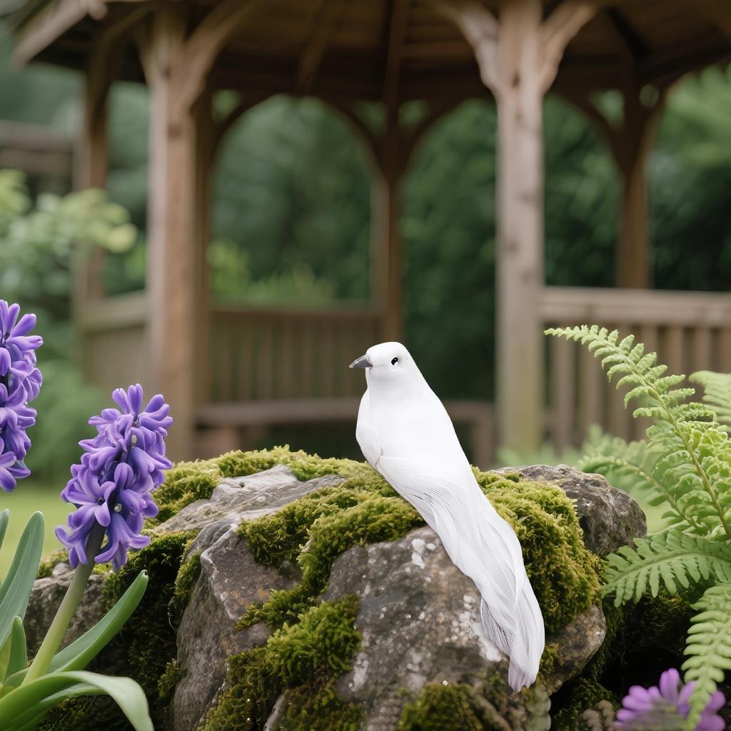 Artificial Birds for Outdoors Christmas Wedding Decoration Decorative Fake Birds for Home Decor Enthusiasts Study Bedroom Living