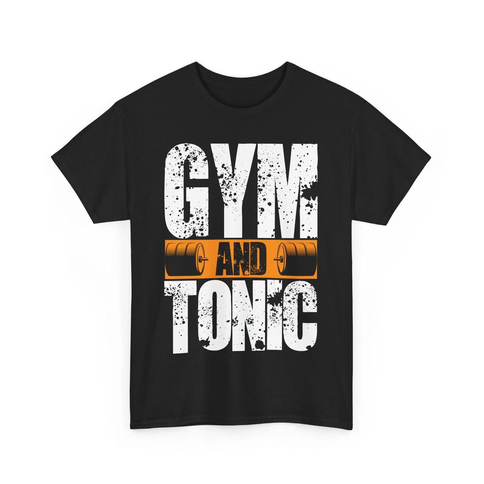 Gym And Tonic T-Shirt | Gym Life Workout Motivation Tee | Strength Shirt 2XL