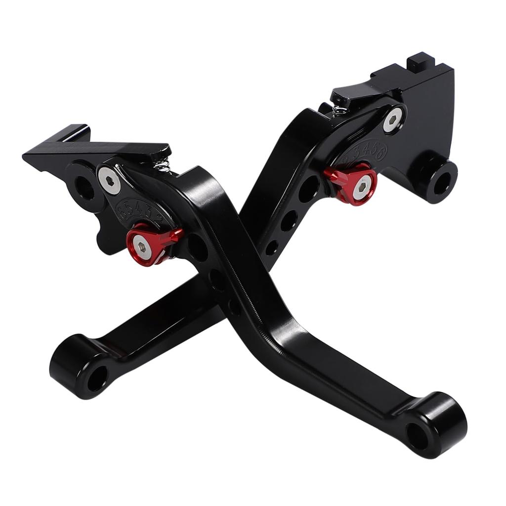 nakira Brake Clutch Lever Set Ninja250 Ninja400 Z250 Z400 Versis-X250 (Black)