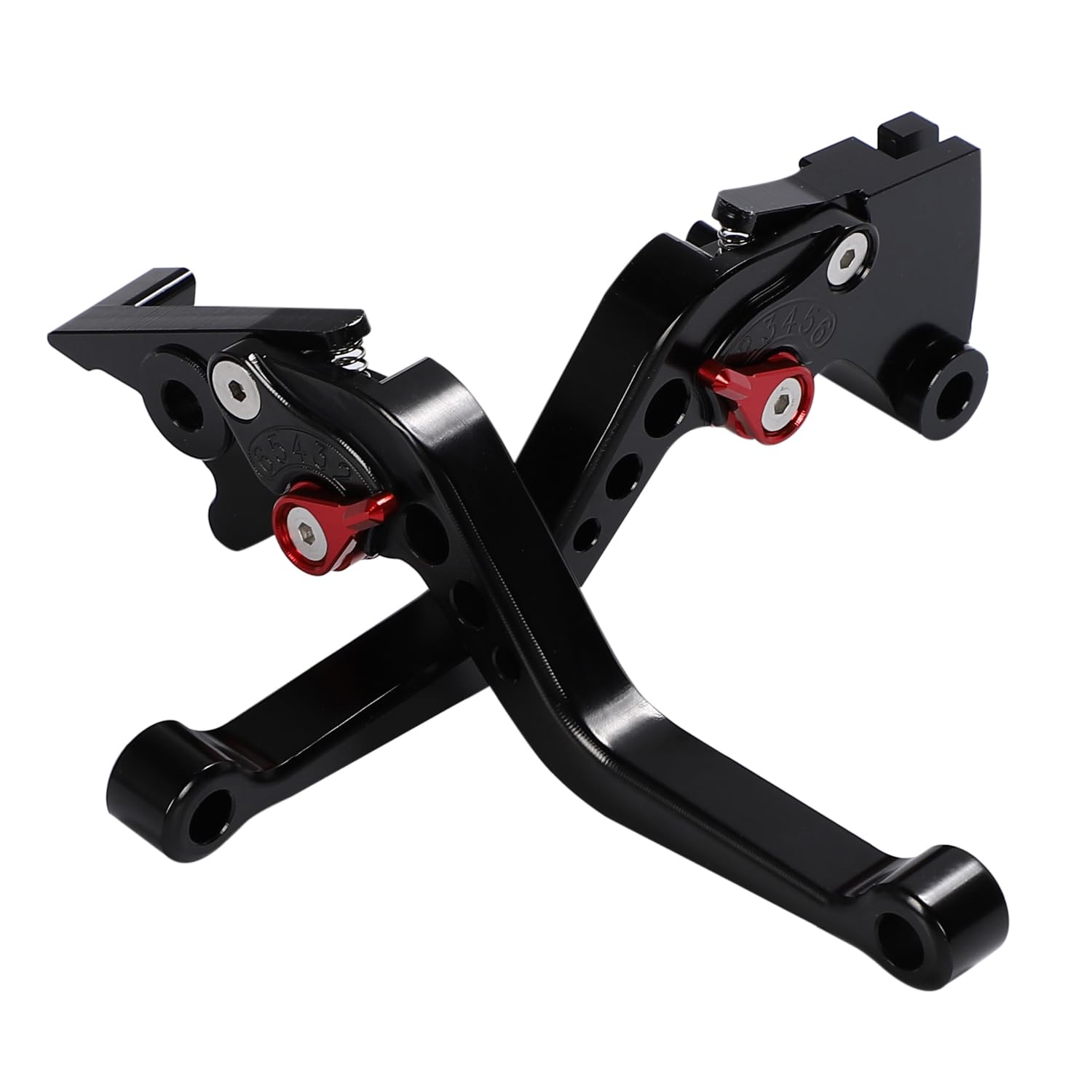 

nakira Brake Clutch Lever Set Ninja250 Ninja400 Z250 Z400 Versis-X250 (Black) чёрный