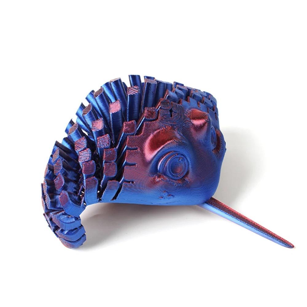 3D Printed Aquatic Animal -Bionic Manta Ray Stingray Toy Relief Desktop Decoration Flexible Sea Creature Toy,Gifts for Everyone
