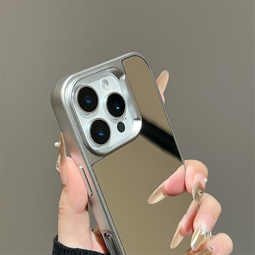 Spiegel Make-Up Acryl Handyhülle für Für Iphone 16 1 14 13 Pro Max 11 12 Ultra Schlank Stoßfest Dünne Hülle für Für Iphone 16Pro