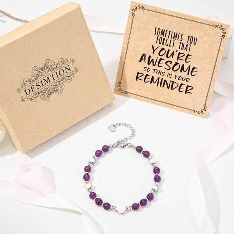 Armband mit Natursteinperlen Handgefertigt Mit Echten Edelsteinen Verstellbares Handgelenk Schmuckzubehör Für Damen Herren