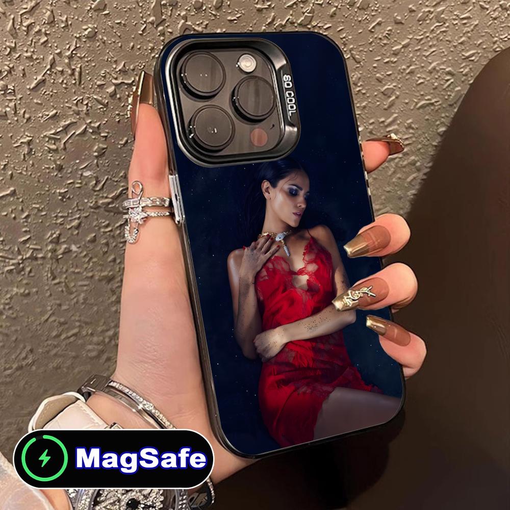 

Fashion Eiza Gonzalez Translucent MagSafe Mobile Phone Case for iPhone 17 16 15 14 13 12 11 Air Pro Max Plus Colorful Cover iPhone 11