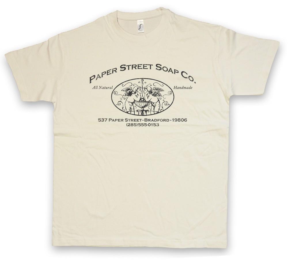 

PAPER STREET SOAP CO. T-SHIRT Fight Movie Club Sign Insignia Logo Company 4XL