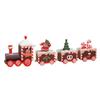 Multicolor Christmas Train Cartoon Animal Mini Christmas Tree Train  Ornament