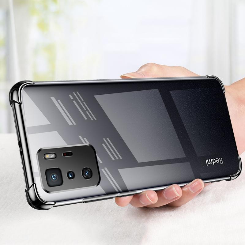 

Противоударный прозрачный чехол для Xiao POCO M2 M3 X3 NFC, прозрачный силиконовый чехол для Xiao Redmi Note 10 9 9S 8 Pro Max 9A 9AT 9C NFC 8T 8A 10T 10S Note10S