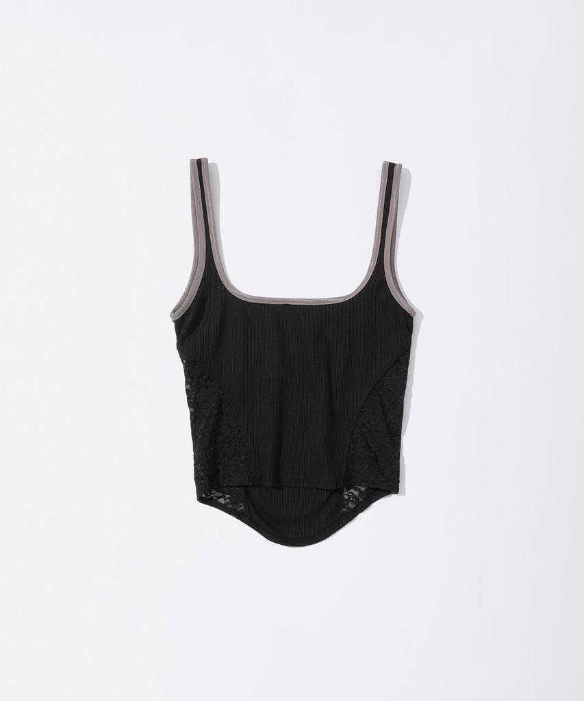 SCULPTOR Beaded Maria Top Black