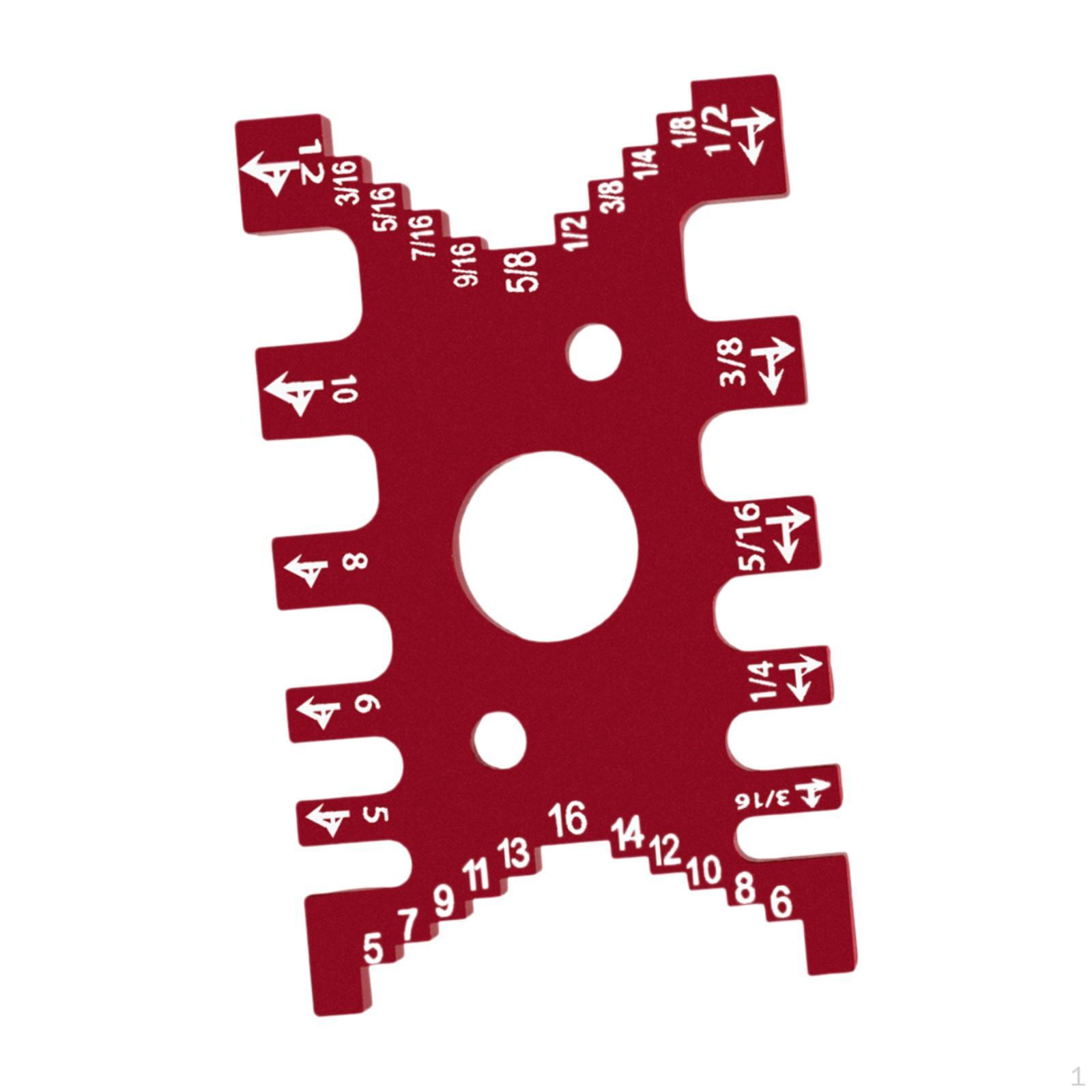 

Ласточкин хвост Jig Tenon Caliper алюминиевый сплав Высокая точность для измерения высоты Универсальные плотницкие работы красный