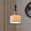 Simple LED Ceramic Lampshade E27 Bedroom Bedside Lighting Pendant Lamp Living Room Dining Room Corridor Bar Atmosphere Lighting