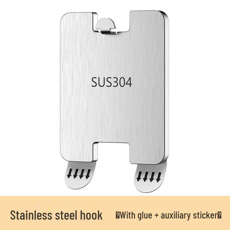 Stainless Steel Adhesive Hooks for Frameless Wall Art