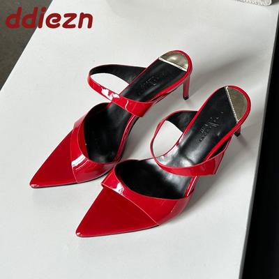 Mode Mode Spitze Zehen Pumps Damen Dünne Absätze Schuhe Luxus Damen Zum Hineinschlüpfen Schuhwerk Damen Hohe Absätze Schuhe Pantoletten