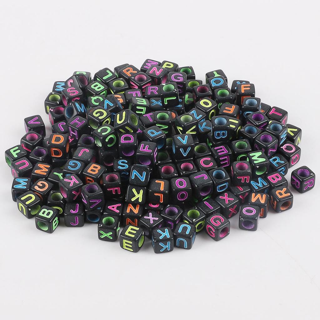 DIY Kids' Educational Alphabet & Number Beads - Acrylic Jewelry Making Kit
