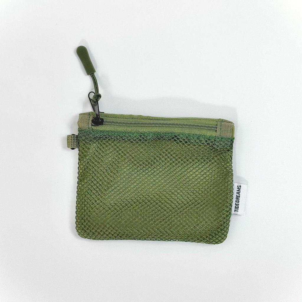 Double-Layer Mesh Travel Bag: Mini Storage for Coins, Lipstick & Cosmetics