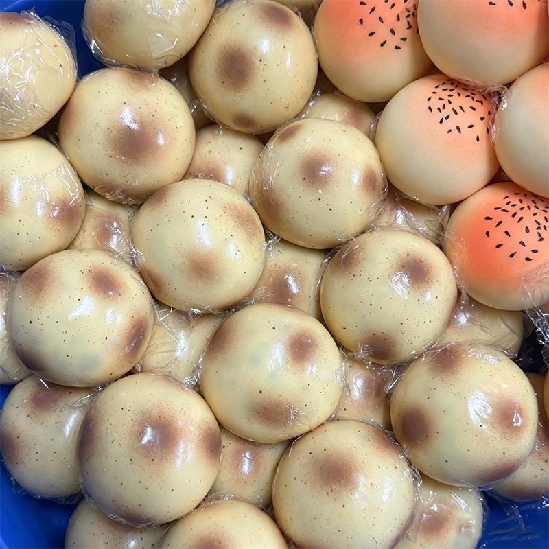 Crunchy Squishy Potato Handmade Ball Crispy Sound Squeeze Toy Round Blocks Filled Stress Relief Fidget Toy Festival Gifts Adult