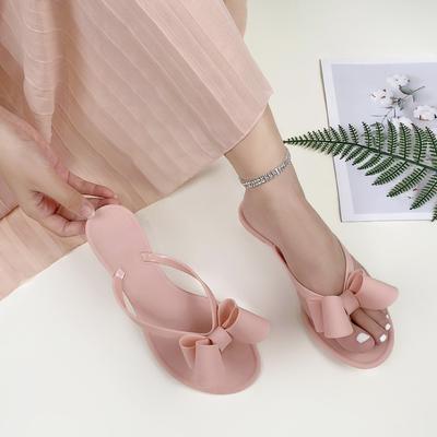 Pantofole Donna 2026 Estate Gelatina Opaca Farfalla Sandali in PVC Donna Scarpe Piatte Donna Moda Conveniente Infradito Donna