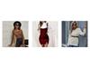 2024 Spring/Summer Women's Slim-Fit Long-Sleeve Square-Neck Pullover Knitted Top
