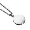 European and American New Exaggerated Necklace Popular Eye Pendant Steel Men Necklace Accessories