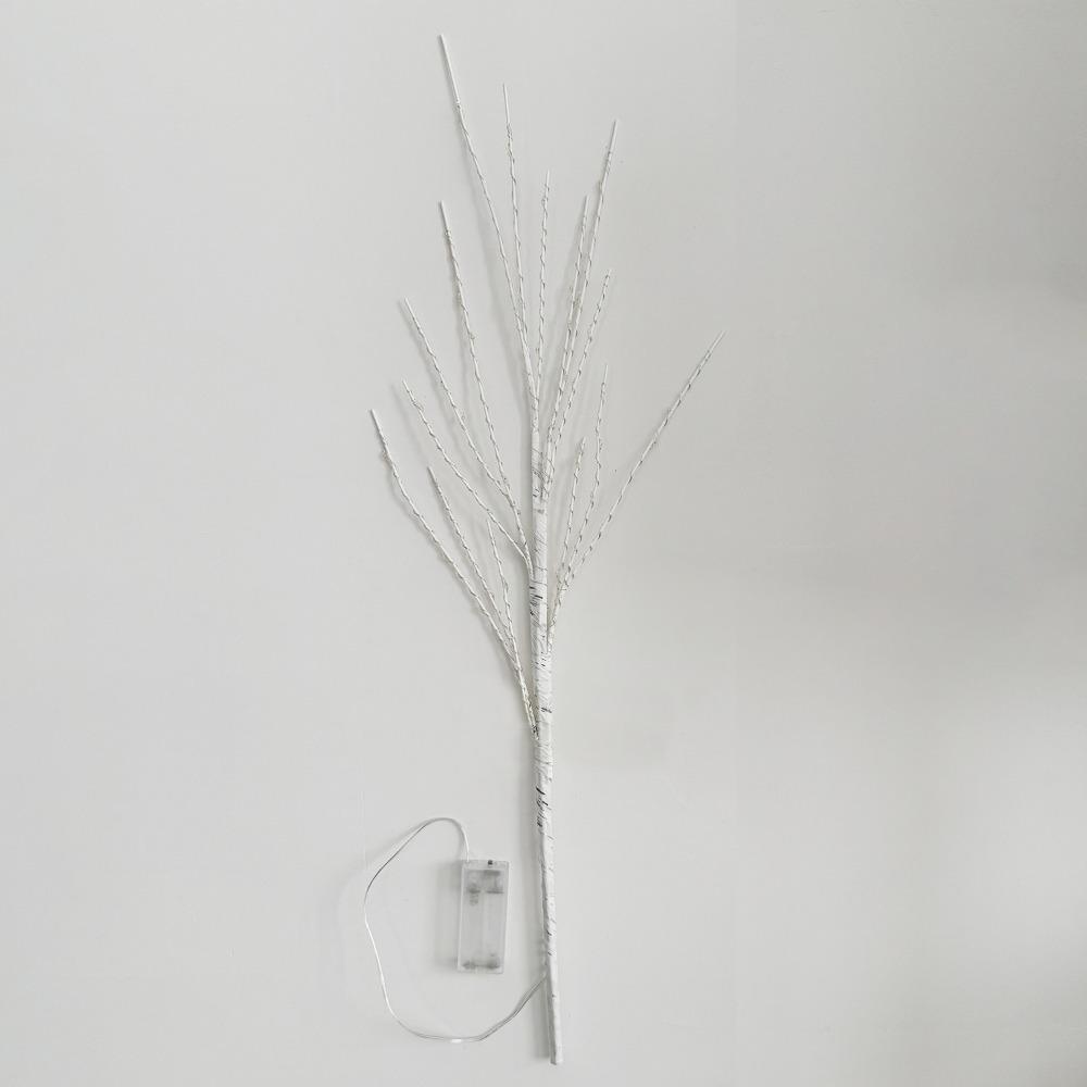 Artificial Plant White Birch Branch Light Luminous Tree Battery Operated Christmas Tree Branch String 70cm/50LED