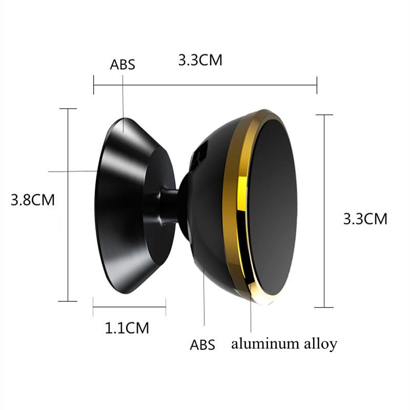 Universelle Autohalterung für Handy 360 Grad GPS Magnetischer Handyhalter Automobil Armaturenbrett Halterung